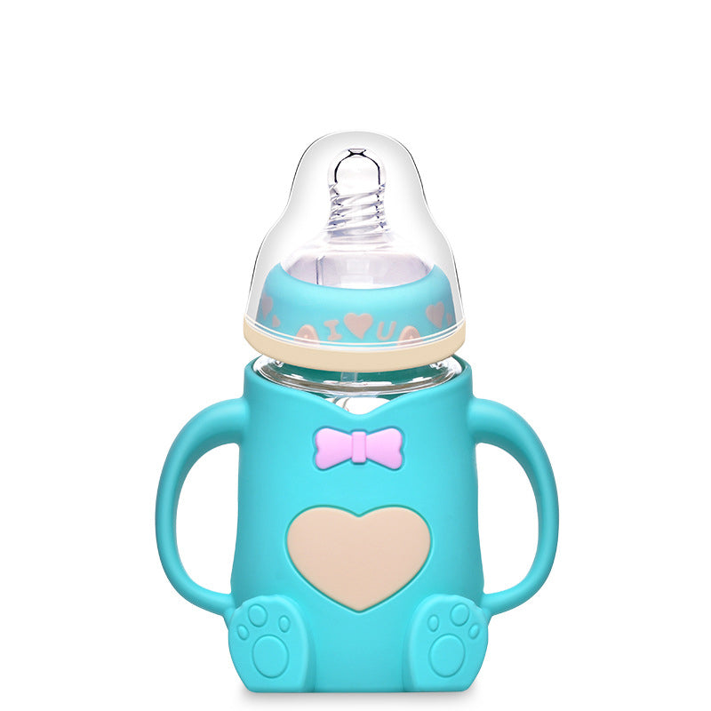 Baby feeding bottle glass 240ml