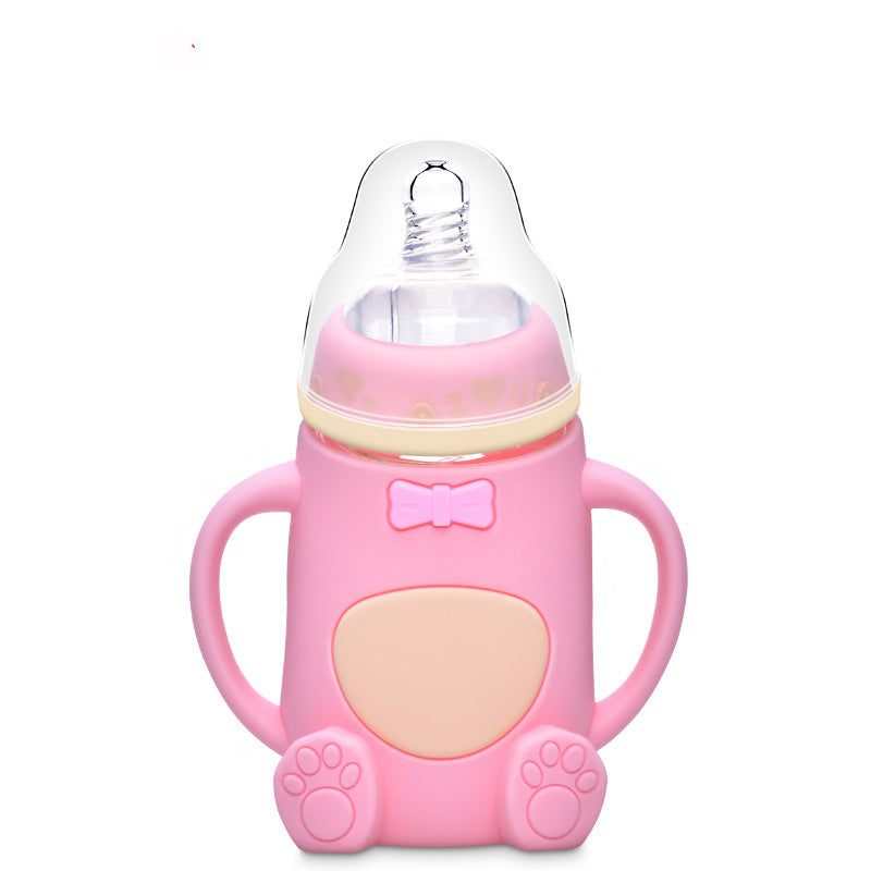 Baby feeding bottle glass 240ml