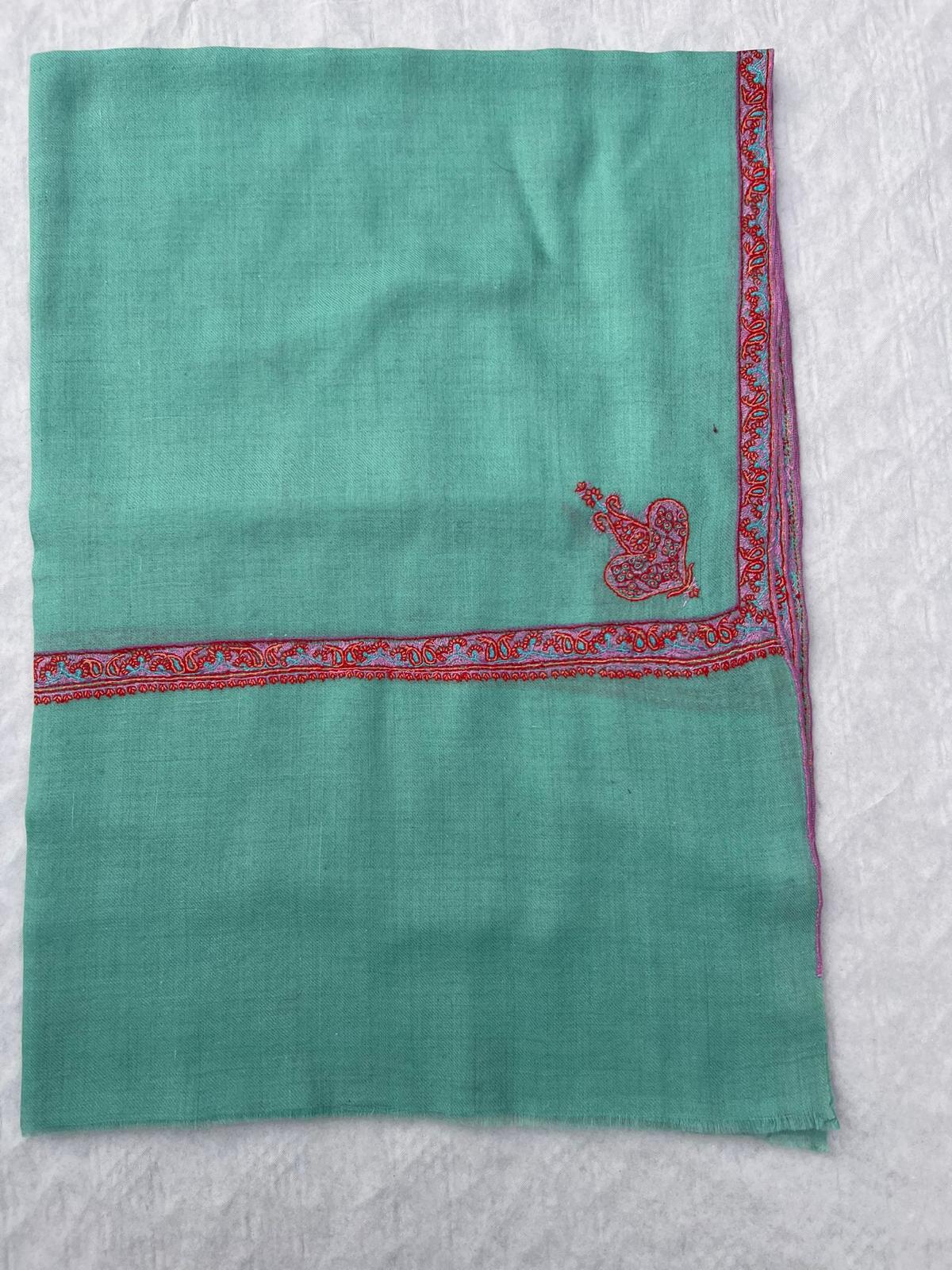 Pure Pashmina Stole | 100% Authentic | Hand made | Hand embroidered | Traditional Kashmiri Ladies Stole