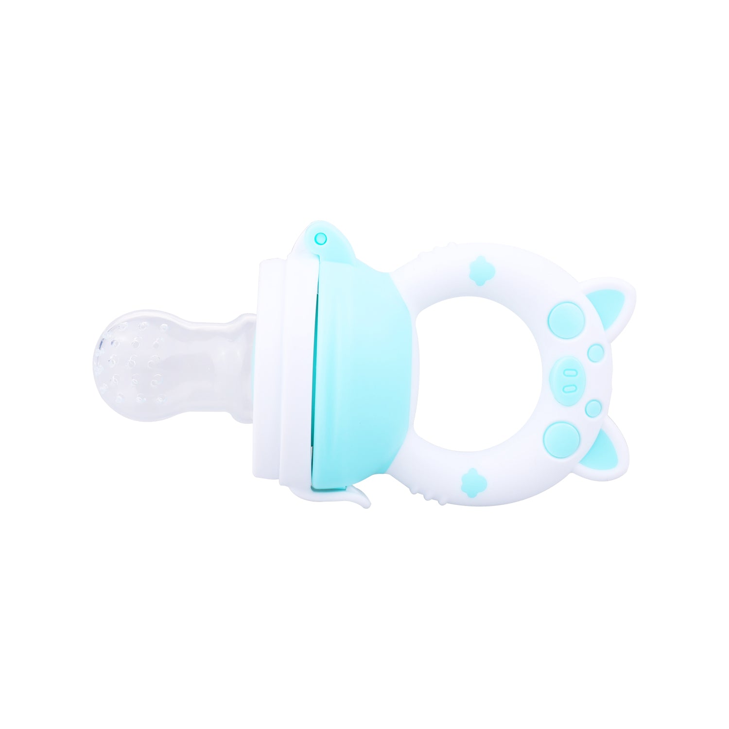 BPA free Silicone baby bite fruit and veg pacifier & baby training teether