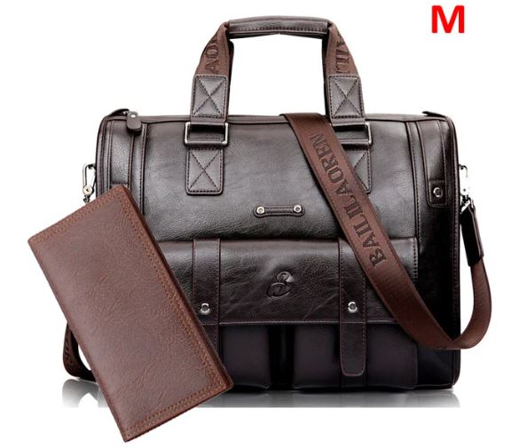 Men PU Leather Black Briefcase Business Handbag Messenger Bags Male Vintage Shoulder Bag Men's Large Laptop Travel Bags Hot XA177ZC