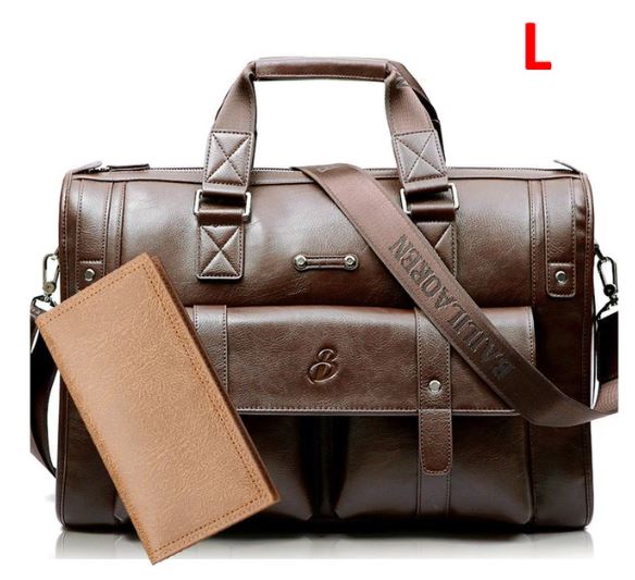 Men PU Leather Black Briefcase Business Handbag Messenger Bags Male Vintage Shoulder Bag Men's Large Laptop Travel Bags Hot XA177ZC