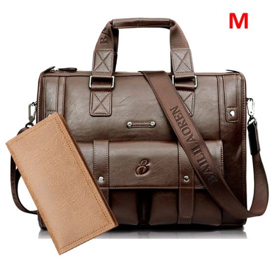 Men PU Leather Black Briefcase Business Handbag Messenger Bags Male Vintage Shoulder Bag Men's Large Laptop Travel Bags Hot XA177ZC