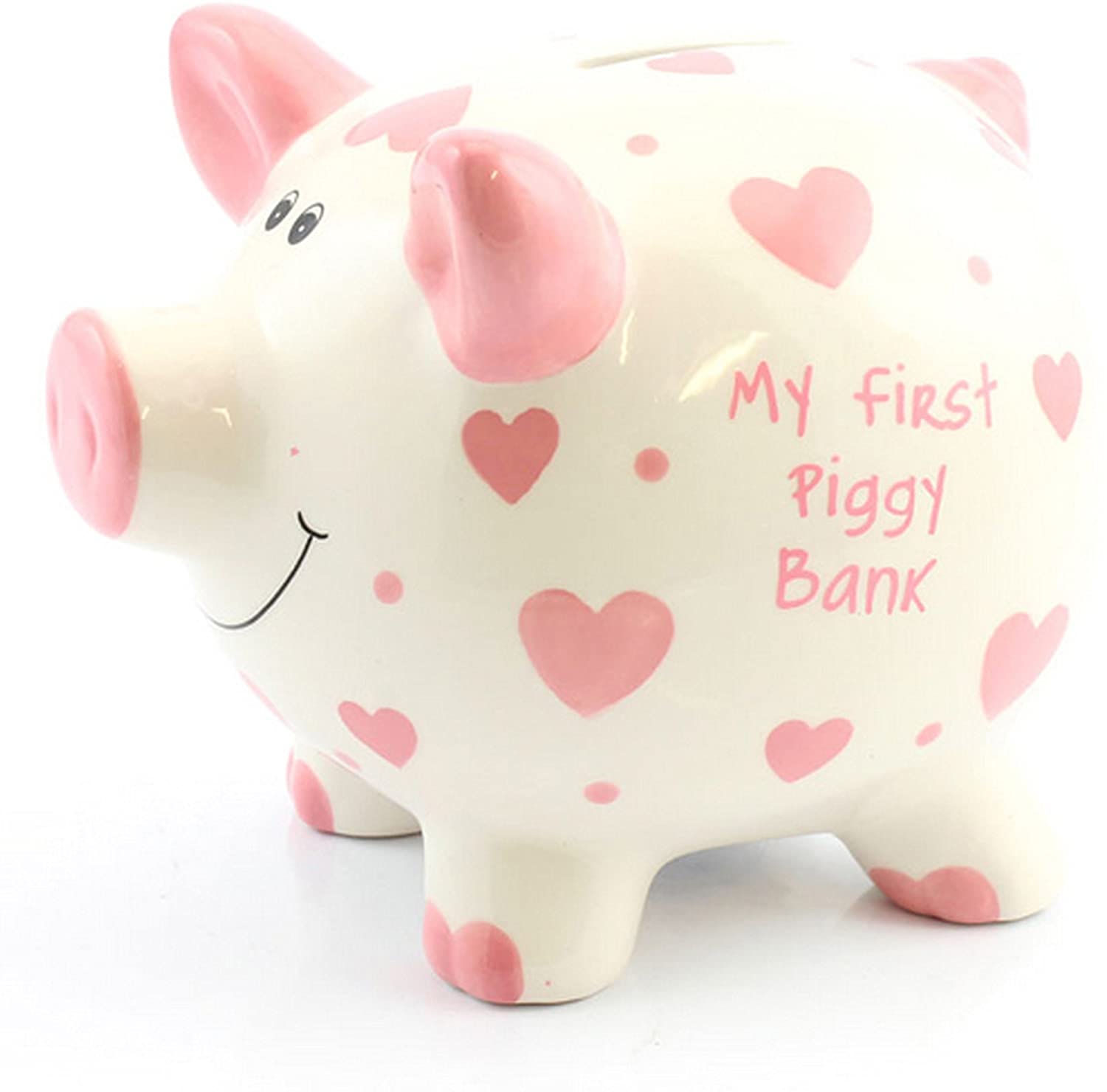 Lesser Pavey Boys/Girls My First Piggy Bank (One Size) (Pink)